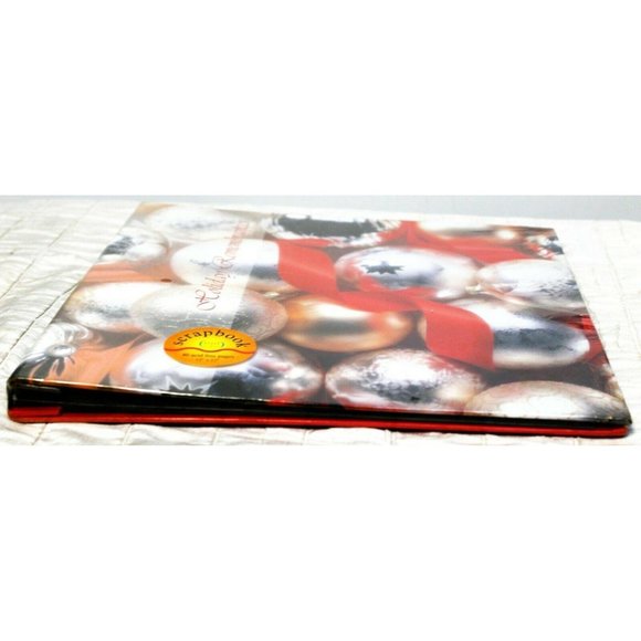 New Vtg 1998 Holiday Remembrances Scrapbook Photo Album 12" Bound & d/termined - Picture 6 of 8